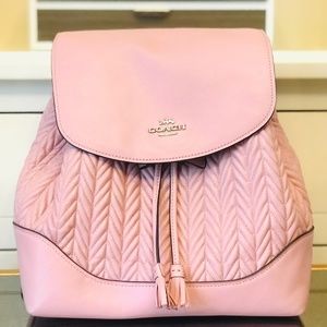 2019 Coach Elle Quilting Backpack